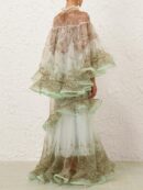 Crush Flutter Maxi Skirt