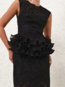 Crush Lace Frill Midi Dress (1)