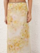 Crush Scalloped Midi Skirt (1)