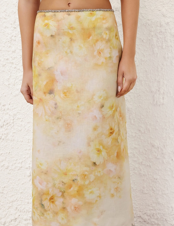 Crush Scalloped Midi Skirt (1)