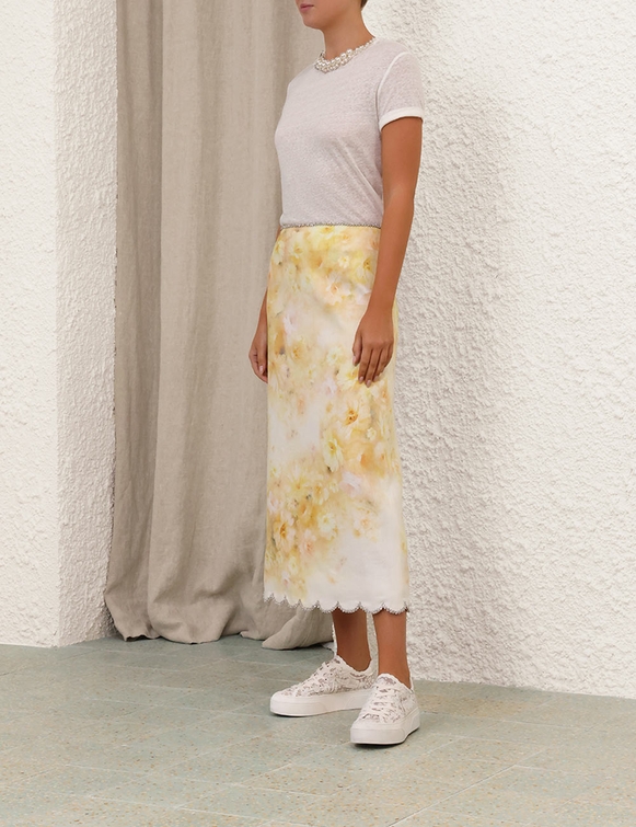 Crush Scalloped Midi Skirt (4)