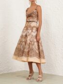 Crush Twist Front Midi Dress (4)