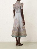 Eden Belted Midi Dress