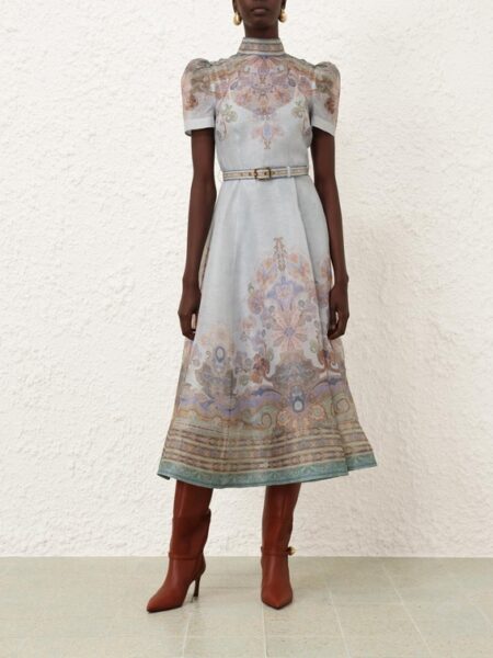 Eden Belted Midi Dress (4)