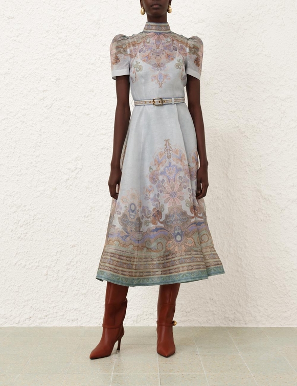 Eden Belted Midi Dress (4)