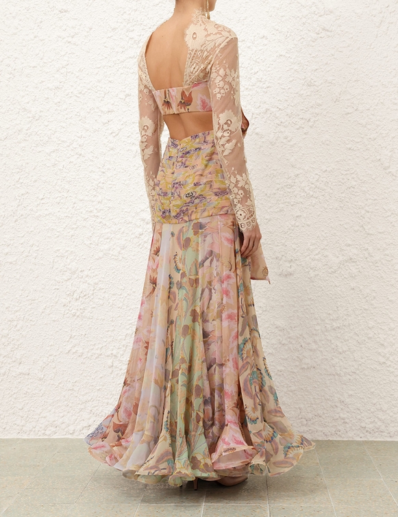 Eden Flounce Maxi Dress