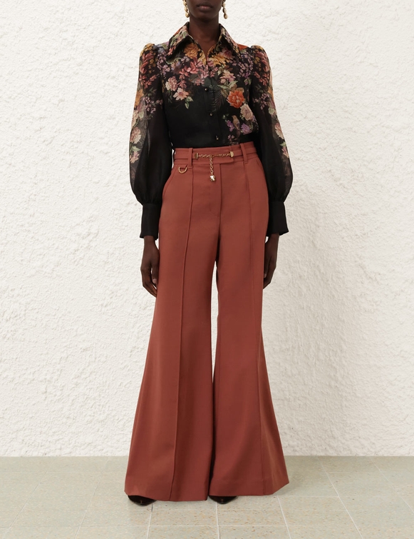 Pavilion Tie Neck Blouse (3)